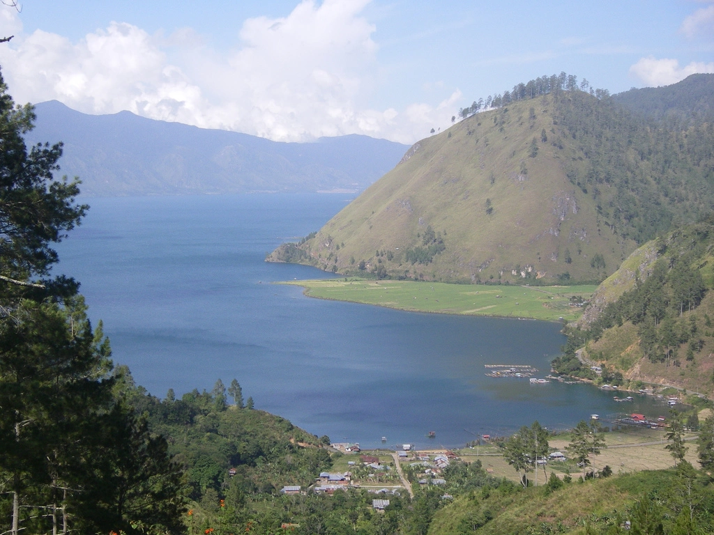 View of Lake Tawar and Takengon in Gayo Highlands, Aceh – source of Indonesian Arabica coffee